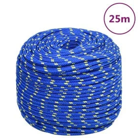 Blaues Polypropylen-Bootsseil 8 mm 25 m von vidaXL, Seile und Metallschnüre - Ref: Foro24-152448, Preis: 12,77 €, Rabatt: %