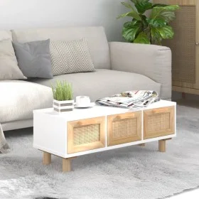 Couchtisch aus Sperrholz und Weißkiefer, 80 x 40 x 30 cm von vidaXL, Couchtisch - Ref: Foro24-345618, Preis: 110,92 €, Rabatt: %