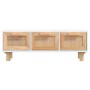 Couchtisch aus Sperrholz und Weißkiefer, 80 x 40 x 30 cm von vidaXL, Couchtisch - Ref: Foro24-345618, Preis: 122,80 €, Rabatt: %
