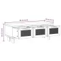 Couchtisch aus Sperrholz und Weißkiefer, 80 x 40 x 30 cm von vidaXL, Couchtisch - Ref: Foro24-345618, Preis: 110,92 €, Rabatt: %