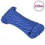 Blue polypropylene boat rope 4 mm 250 m by vidaXL, Ropes and metal cords - Ref: Foro24-152436, Price: 24,44 €, Discount: %