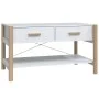Couchtisch aus weißem Sperrholz, 82 x 48 x 45 cm von vidaXL, Couchtisch - Ref: Foro24-345663, Preis: 54,68 €, Rabatt: %