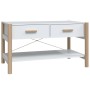 Couchtisch aus weißem Sperrholz, 82 x 48 x 45 cm von vidaXL, Couchtisch - Ref: Foro24-345663, Preis: 54,68 €, Rabatt: %