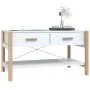 Couchtisch aus weißem Sperrholz, 82 x 48 x 45 cm von vidaXL, Couchtisch - Ref: Foro24-345663, Preis: 54,68 €, Rabatt: %