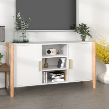 Anrichte aus Sperrholz weiß 107x38x60 cm von vidaXL, Sideboards - Ref: Foro24-345678, Preis: 85,32 €, Rabatt: %