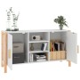 Anrichte aus Sperrholz weiß 107x38x60 cm von vidaXL, Sideboards - Ref: Foro24-345678, Preis: 91,32 €, Rabatt: %