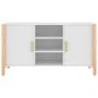 Anrichte aus Sperrholz weiß 107x38x60 cm von vidaXL, Sideboards - Ref: Foro24-345678, Preis: 85,32 €, Rabatt: %