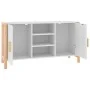 Anrichte aus Sperrholz weiß 107x38x60 cm von vidaXL, Sideboards - Ref: Foro24-345678, Preis: 85,32 €, Rabatt: %