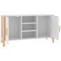 Aparador de madera contrachapada blanco 107x38x60 cm de vidaXL, Aparadores - Ref: Foro24-345678, Precio: 91,23 €