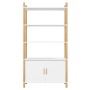 Hohes weißes Sperrholz-Sideboard 80x40x153 cm von vidaXL, Sideboards - Ref: Foro24-345702, Preis: 146,53 €, Rabatt: %