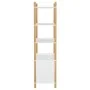 Aparador alto madera contrachapada blanco 80x40x153 cm de vidaXL, Aparadores - Ref: Foro24-345702, Precio: 144,26 €, Descuent...