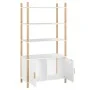 Aparador alto madera contrachapada blanco 80x40x153 cm de vidaXL, Aparadores - Ref: Foro24-345702, Precio: 144,26 €, Descuent...