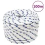 Cuerda de barco polipropileno blanco 14 mm 100 m de vidaXL, Sogas y cuerdas metálicas - Ref: Foro24-152305, Precio: 73,91 €, ...
