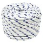 Cuerda de barco polipropileno blanco 14 mm 100 m de vidaXL, Sogas y cuerdas metálicas - Ref: Foro24-152305, Precio: 73,91 €, ...