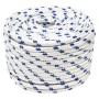 White polypropylene boat rope 14 mm 100 m by vidaXL, Ropes and metal cords - Ref: Foro24-152305, Price: 70,95 €, Discount: %