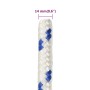 White polypropylene boat rope 14 mm 100 m by vidaXL, Ropes and metal cords - Ref: Foro24-152305, Price: 70,95 €, Discount: %