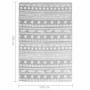 Alfombra de exterior ARAKIL gris 120x180 cm PP
