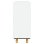 White sideboard made of solid pine wood and natural rattan 60x30x70 cm by vidaXL, Sideboards - Ref: Foro24-345633, Price: 145...