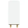 White sideboard made of solid pine wood and natural rattan 60x30x70 cm by vidaXL, Sideboards - Ref: Foro24-345633, Price: 150...