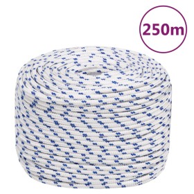 White polypropylene boat rope 6 mm 250 m by vidaXL, Ropes and metal cords - Ref: Foro24-152287, Price: 36,66 €, Discount: %
