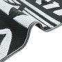 Alfombra de exterior PP negra 160x230 cm