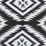 Alfombra de exterior PP negra 160x230 cm