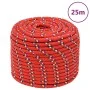 Red polypropylene boat rope 14 mm 25 m by vidaXL, Ropes and metal cords - Ref: Foro24-152409, Price: 23,14 €, Discount: %