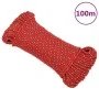 Red polypropylene boat rope 4 mm 100 m by vidaXL, Ropes and metal cords - Ref: Foro24-152382, Price: 14,24 €, Discount: %