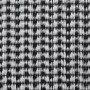 Alfombra de exterior ARAKIL negra 140x200 cm PP