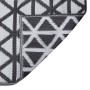 Alfombra de exterior ARAKIL negra 80x250 cm PP