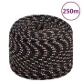 Black polypropylene boat rope 6 mm 250 m by vidaXL, Ropes and metal cords - Ref: Foro24-152340, Price: 35,48 €, Discount: %