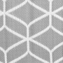 Alfombra de exterior ARAKIL gris 140x200 cm PP