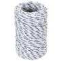White polypropylene boat rope 2 mm 100 m by vidaXL, Ropes and metal cords - Ref: Foro24-152266, Price: 12,69 €, Discount: %