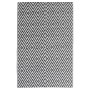Alfombra de exterior ARAKIL negra 140x200 cm PP