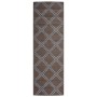 Alfombra de exterior PP ARAKIL marrón 80x250 cm