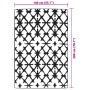 Alfombra de exterior ARAKIL azul y blanca 140x200 cm PP