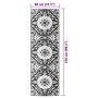 Alfombra de exterior PP ARAKIL gris claro 80x250cm