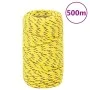 Cuerda de barco polipropileno amarillo 2 mm 500 m de vidaXL, Sogas y cuerdas metálicas - Ref: Foro24-152586, Precio: 21,88 €,...