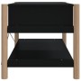 Couchtisch aus schwarzem Sperrholz, 82 x 48 x 45 cm von vidaXL, Couchtisch - Ref: Foro24-345664, Preis: 54,68 €, Rabatt: %