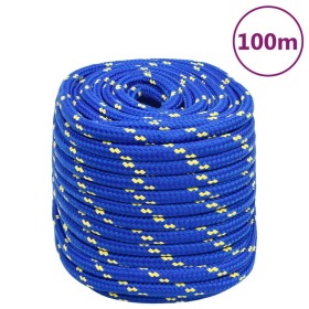 Cuerda de barco polipropileno azul 18 mm 100 m