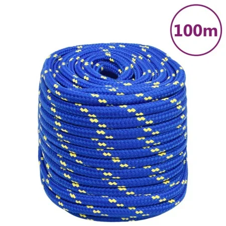 Cuerda de barco polipropileno azul 18 mm 100 m de vidaXL, Sogas y cuerdas metálicas - Ref: Foro24-152472, Precio: 101,89 €, D...