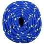 Cuerda de barco polipropileno azul 18 mm 100 m de vidaXL, Sogas y cuerdas metálicas - Ref: Foro24-152472, Precio: 101,89 €, D...