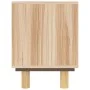 TV cabinet solid pine wood and natural rattan 80x30x40 cm by vidaXL, TV Furniture - Ref: Foro24-345614, Price: 95,71 €, Disco...