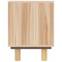 TV-Schrank aus massivem Kiefernholz und natürlichem Rattan 80x30x40 cm von vidaXL, TV-Möbel - Ref: Foro24-345614, Preis: 98,6...