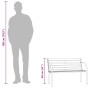 Banco de jardín para niños de madera de abeto chino 81 cm
