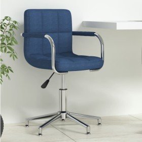 Silla de oficina giratoria de tela azul Silla de oficina giratoria de tela azul