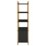 Aparador alto madera contrachapada negro 80x40x153 cm de vidaXL, Aparadores - Ref: Foro24-345703, Precio: 86,39 €, Descuento: %