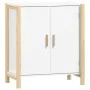 Aparador de madera contrachapada blanco 62x38x70 cm de vidaXL, Aparadores - Ref: Foro24-345669, Precio: 78,23 €, Descuento: %