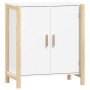 Weißes Sperrholz-Sideboard 62x38x70 cm von vidaXL, Sideboards - Ref: Foro24-345669, Preis: 79,21 €, Rabatt: %