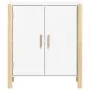 Aparador de madera contrachapada blanco 62x38x70 cm de vidaXL, Aparadores - Ref: Foro24-345669, Precio: 78,23 €, Descuento: %